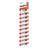 10 X Pilas Aaa Energizer Max E92 Pilas Alcalinas 1.5 V