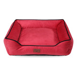 Caminha Pet Para Cachorro Tecido Suede 70 X 70 Vermelho