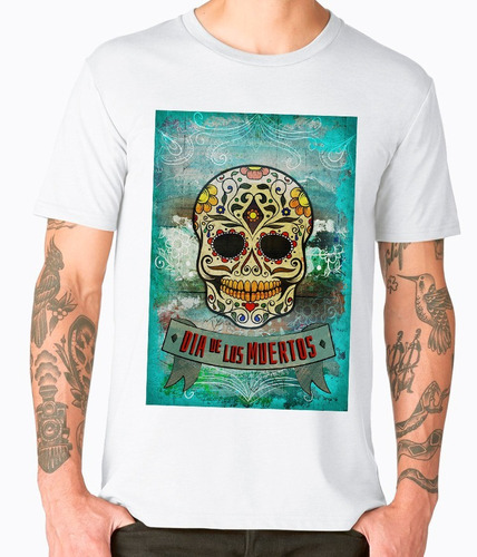 Playeras Cleen Alexer Dia De Los Muertos Calavera Mod 21