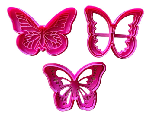 Set 3 Cortantes Mariposas Para Cookie/ceramica Cookie Kutter