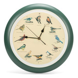 Reloj De Pared Original Para Pájaros Cantores 