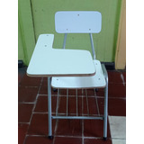 Silla Estudio Unipersonal Blanca