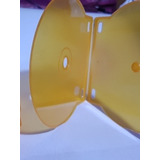 Cajas Para Cd O Dvd  Plasticas Shell Circular Amarillas X 7