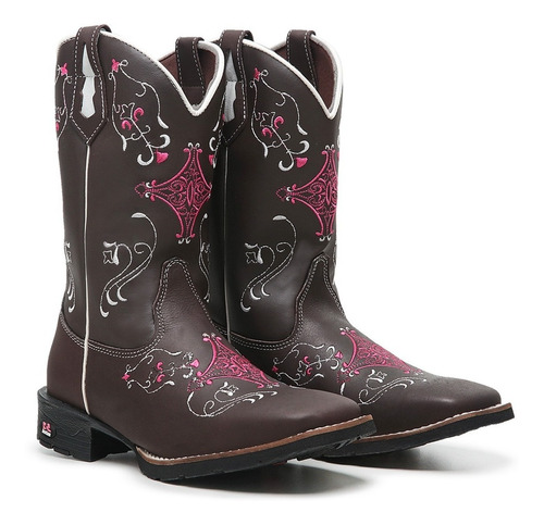 Bota Texana Feminina Country Cruz Azul Black Friday 