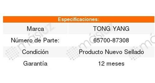 Tapa Caja Toyota Pick Up 1984 1985 1986 1987 1988