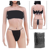 Kit 20pz Ropa Desechable Spa Top Y Tanga Para Spa