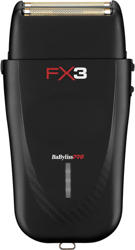 Afeitadora Shaver Babyliss Pro Ferrari Fxx3 Profesional Recargable Cabezal Dual 10,000 Rpm Negra 110v/220v
