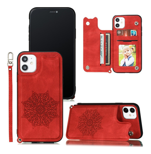 Carcasa Para iPhone 12 Y 12 Pro, Diseño De Mandala