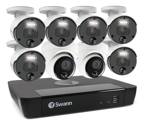 Swann Sistema De Cámara De Seguridad 4k Master 6 Cámaras Ip