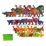 28dinosaurios Realistas, Rex, Triceratops, Cuello Largo