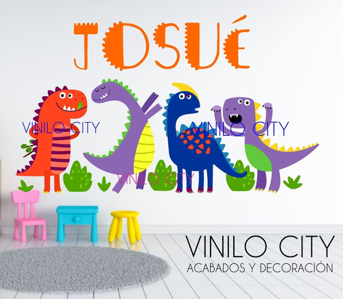 Vinil Decorativo Dinosaurios Mounstro Infantiles