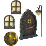 Puerta De Hadas Para Decoraciones Árboles Accesorios Jardín