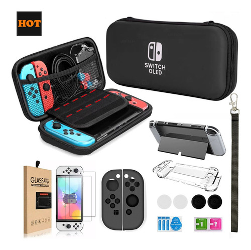 Bolsa De Almacenamiento De Protección Para Switch Oled Negro