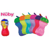 Vaso Nuby Bebe Antiderrame Pico Duro Rebatible +6m 9926ar