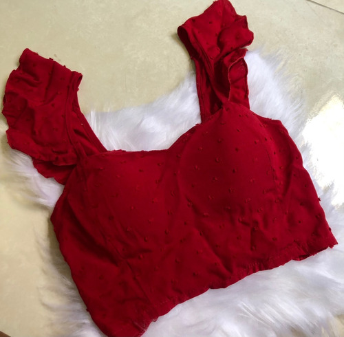 Conjunto Saia Longa Três Marias E Cropped Vermelho Feminino