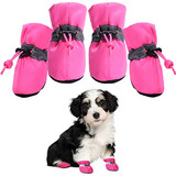 Zapatos Para Perros Pequeños, Medianos Y Protectores De Pat