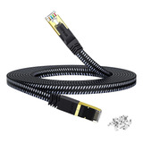 Cable Ethernet Cat 8 De 15 Pies, Cable De Internet Tren...