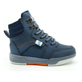 Botas Niños Valiant Azul - Zapatos Niños Papos