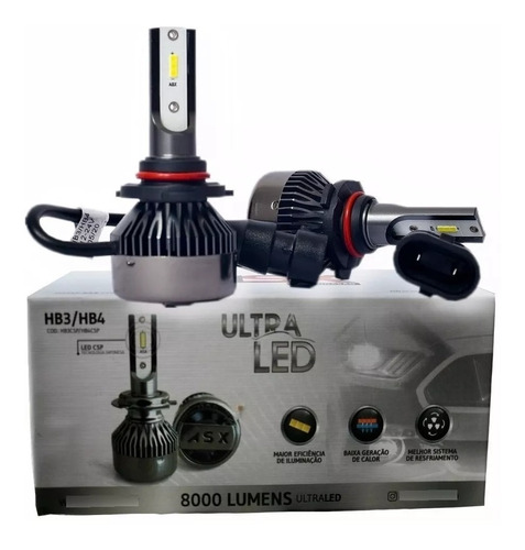 Ultra Led Csp 4300k-70w -8.000 Lumens - Cor Amarelo Original