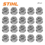 Kit 20 Porca Da Ponteira Roçadeira Stihl Fs 160/220/280/290