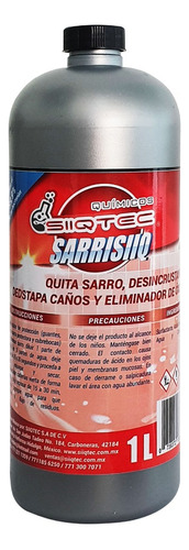 Quita Sarro Desincrustante 1 Lt - 6 Piezas Sarrisiq