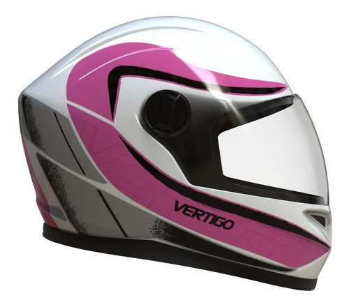 Casco Moto Integral V32 Warrior Rosa Vertigo