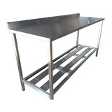 Mesa Inox Nortinox 1200mm X 600mm X 900mm Com Espelho