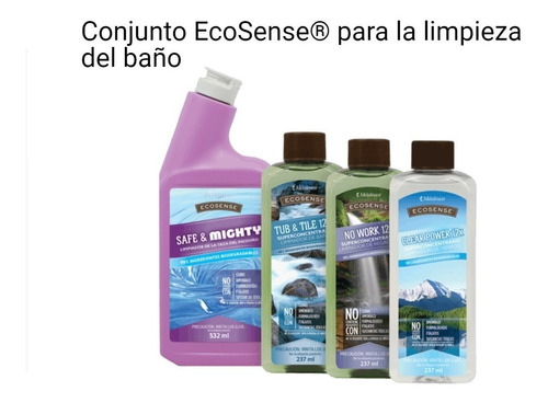 Melaleuca, Conjunto Ecosense Para La Limpieza Del Baño 4pack