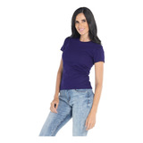 Playera Blusa Manga Corta Cuello Redondo Marca Yazbek 