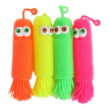 Sensorial Pack 4 Calamares Con Luz Antiestrés Fidget Niños 