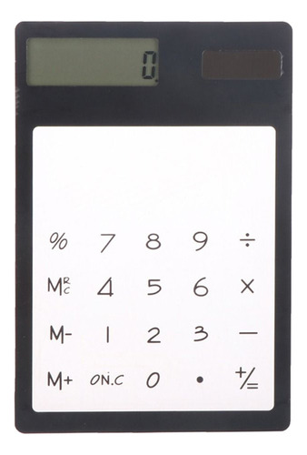 Mini Calculadora Con Pantalla Táctil, Calculadora Solar Tran