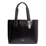 Bolsa Coach Original Derby Tote Cuero Negro 58660 Elegante