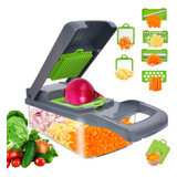 Picador De Verduras Multifuncional Con Recipiente Grande, Gr