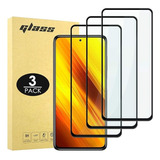 Pack 3 Micas De Cristal Templado 9d  Celulares Realme 