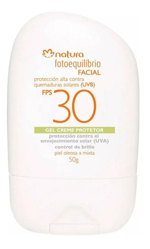 Gel Crema Protector Facial Fps 30