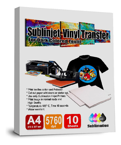 Vinilo Sublimacion Textil, Impresion Directa Pat-vtsd