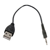 Cable Auxiliar Usb A Plug 3.5 Mm 2 Bandas Para Audio Y Carga