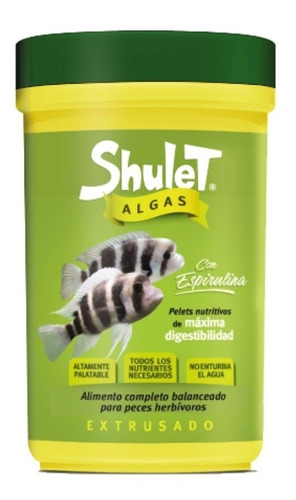 Alimento Peces Shulet Algas Espirulina 3 Kg. - Aqua Virtual