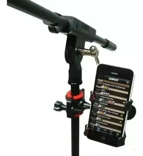 Suporte Celular De Pedestal Musico Cifra Microfone Universal