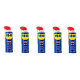 Kit Com 5 Und Wd-40 Desengripant/óleo Wd40 500ml Flextop 