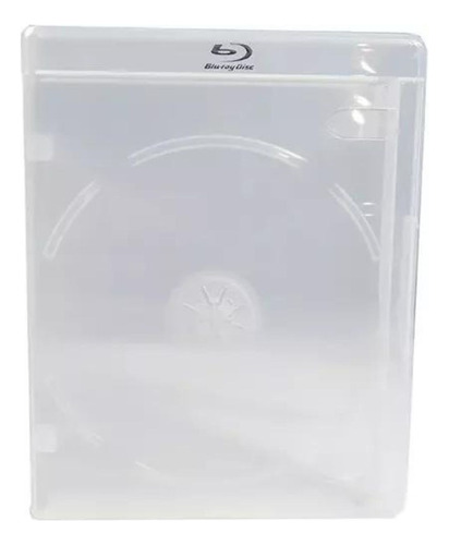 5 Estojo Capa Caixa Box Bluray Transparente Elite Com Logo