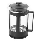 Prensa Francesa Cafetera Manual 600 Ml Color Negro