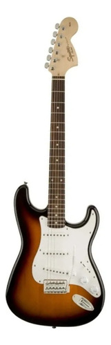 Guitarra Eléctrica Squier By Fender Affinity Series Stratocaster De Álamo Brown Sunburst Brillante Con Diapasón De Laurel Indio