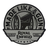 Parche Royal Enfield Made Like A Gun Grande Reflectivo 