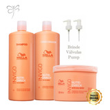 Kit Wella Enrich 3x1 Sh 1l+cond 1l+mask 500 +válvula Pump