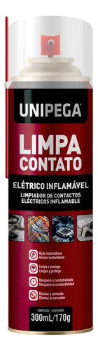 Limpa Contato Eletrico Eletronico 300ml Pc Pilha Bateria