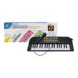 Piano Electrónico Teclado Musical 37 Teclas Niños Micrófono 