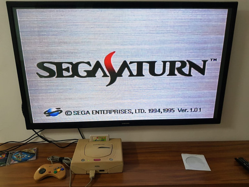 Console Sega Saturn Standard Cor  Branco