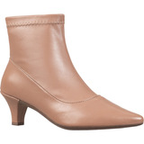 Bota Feminina Social Scarpin Bico Fino Stretch Salto Fino 