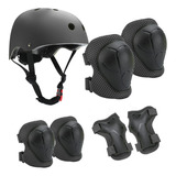 * Conjunto 7pcs Protección Niños Casco Rodilleras Coderas